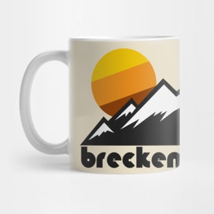 Retro Breckenridge ))(( Tourist Souvenir Travel Design Mug
